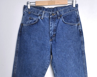 Vintage 90s Wrangler Mom Jeans: High Waist Denim, 28 inch, Made in USA