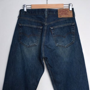 Vintage 90s Levi&#39;s 501 Jeans: High Waist Indigo Blue Denim, 30 inch
