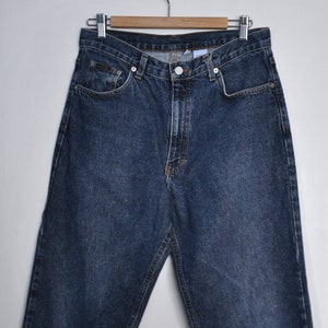 Vintage 90s Calvin Klein Jeans: High Waist Dark Blue Denim, 30.5 inch