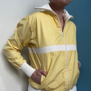 Vintage 80er Jahre Windjacke: Frauen-Hipster (S)