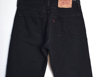 Vintage 90s Levi's 530 Dark Blue Denim Jeans, High Waist Vintage 90s Levi's 530 Dark Blue Denim Jeans, High Waist