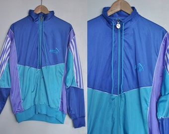 blue puma tracksuit