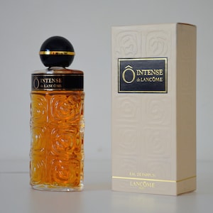 Ô Intense de Lancôme (1986) para mujer, Eau de Perfume 100 ml, Frasco con cierre, Perfume vintage raro, Fragancia de colección/diseñador francés