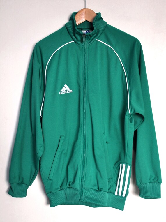 green adidas jacket vintage