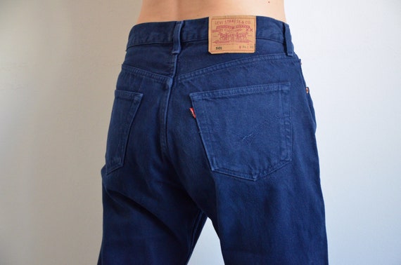 ヴィンテージデニム♪【Levi's】ブルー 501 '90s ジーンズ Vintage 90s Blue Levi's 501 Jeans, Levi Strauss High Waist