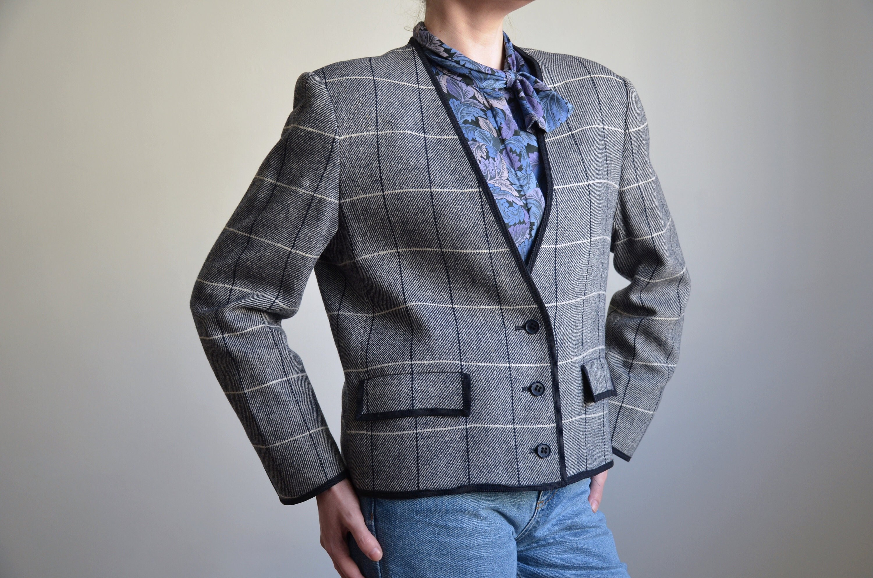 80s'' Jaeger London Design Jacket ジャケットa Jaeger 80s Jacket - Etsy