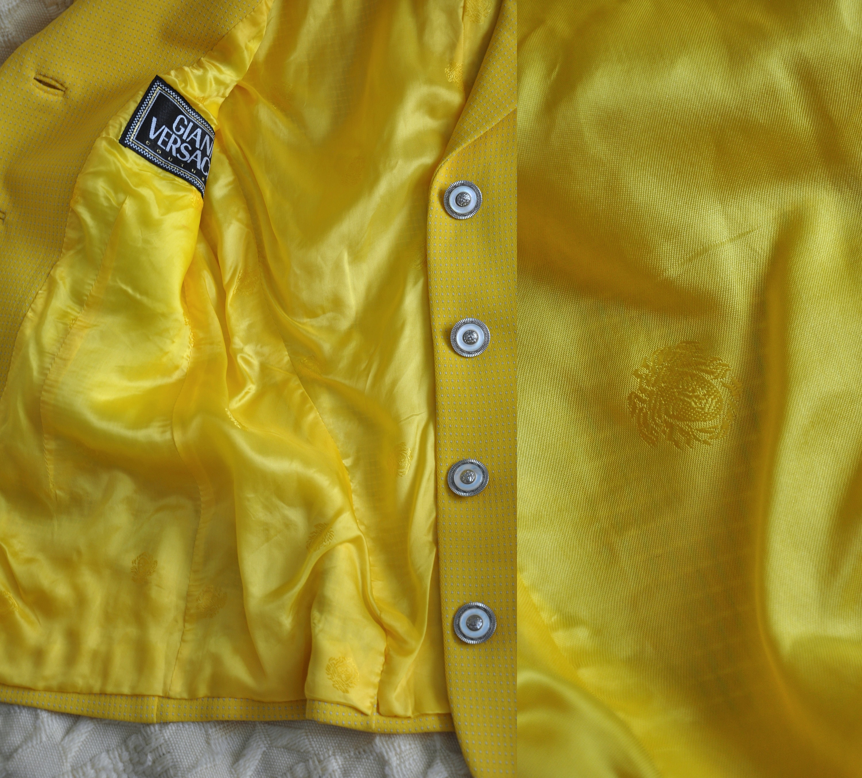 美品★VERSACE ジャンニ ヴェルサーチクチュール ジャケット 90年代 ジャンニヴェルサーチ クチュールGIANNI VERSACE COUTURE ウール