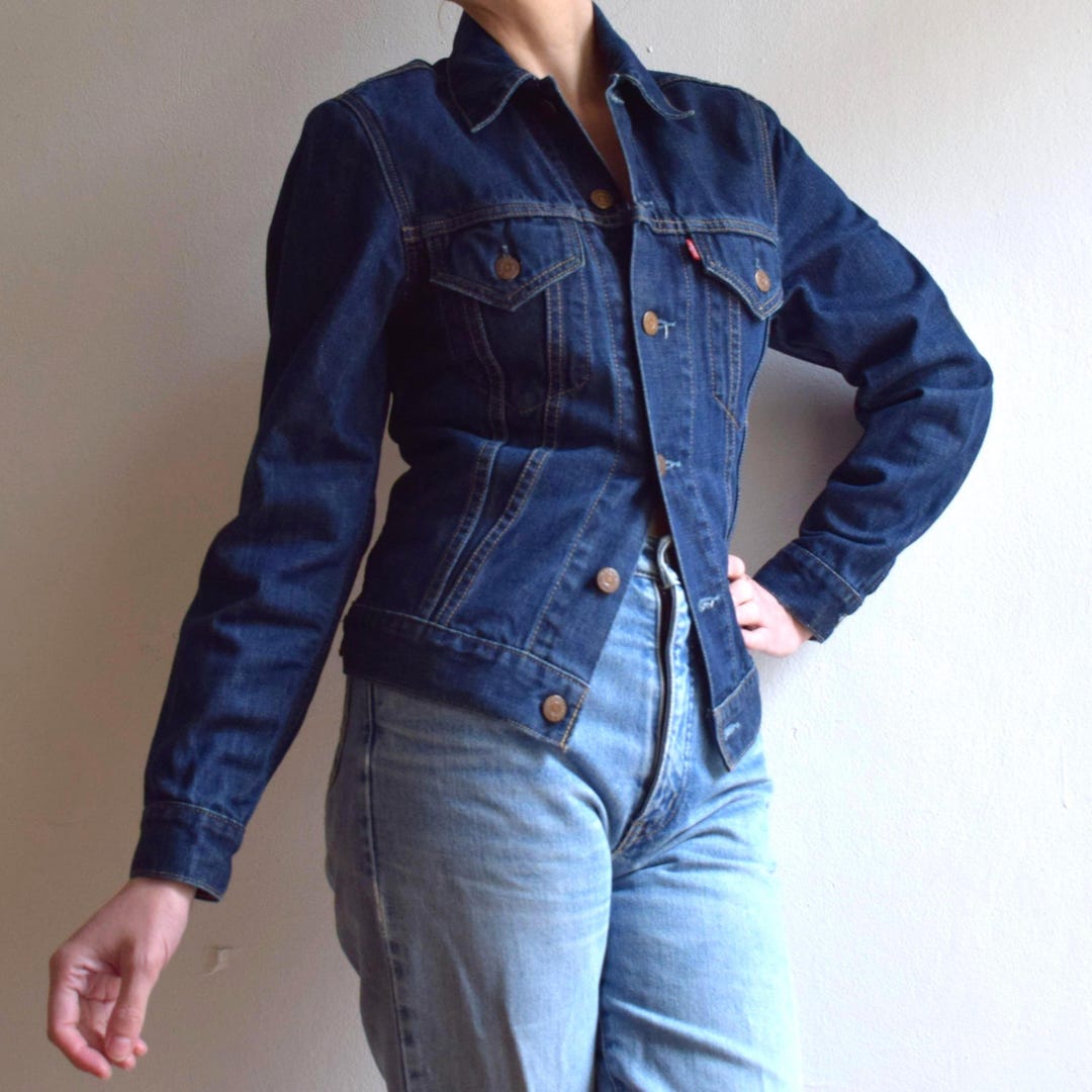 2000'S Levi's 70500-0474 Euro Model Denim Jacket, Men's Size XL cotton blue type Vintage Second Hand