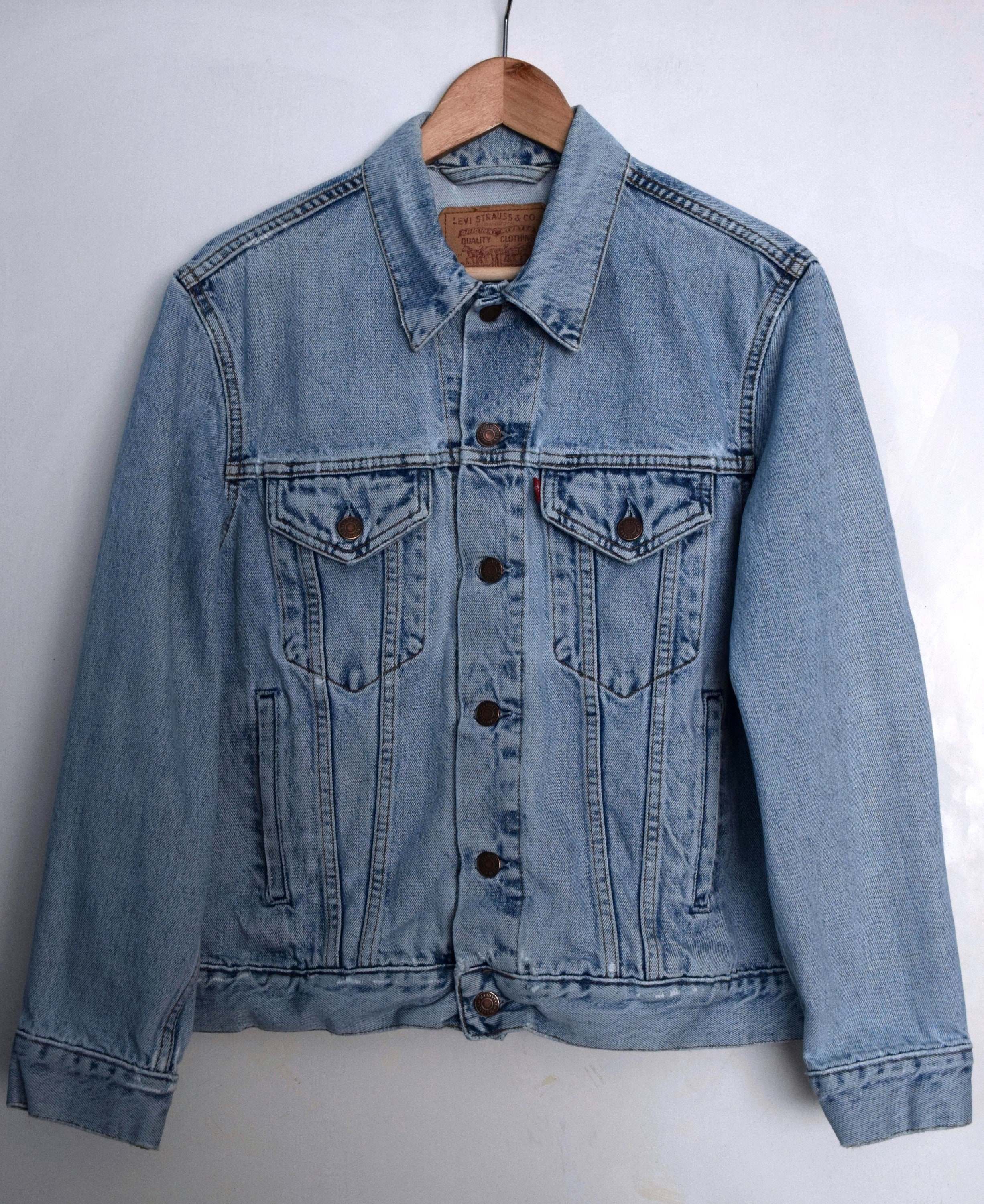 Vintage Levi's 70503 Blue Denim Jacket Men's 90s - Etsy Australia