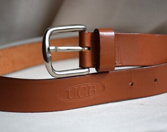 United Colors of Benetton Belt Brown Leather Trim Size M  display picture 1