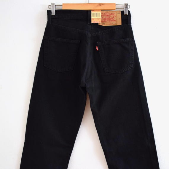 Vintage 90s Black Levi's 501 Jeans, High Waist, 26 Inch - Etsy Israel