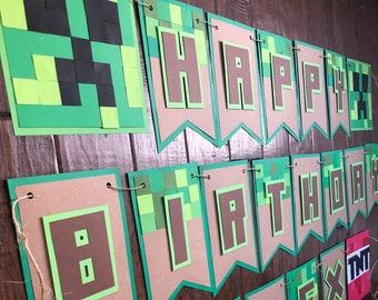 Minecraft Banner Etsy
