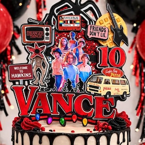 Weird Stuff Cake Topper