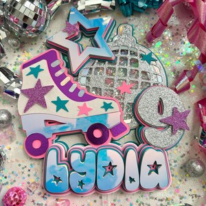 Rollerskate Cake Topper image 2
