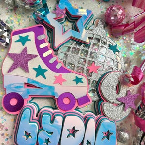 Rollerskate Cake Topper image 3