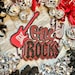 One Rocks Rock N Roll Born to Rock Theme Cake Topper - Etsy