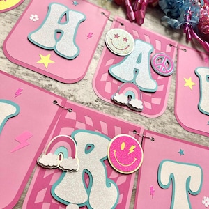 Preppy Patch Party Geburtstagsbanner