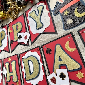 Magic Theme Birthday Banner l Magician Birthday l Magnificent Magic Birthday Party Banner l Abracadabra Birthday l Birthday Banner