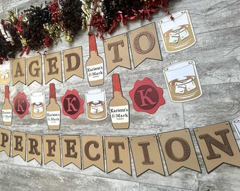 Aged To Perfection Whisky 40e 50e 60e 70e verjaardag Banner verjaardagsfeestje