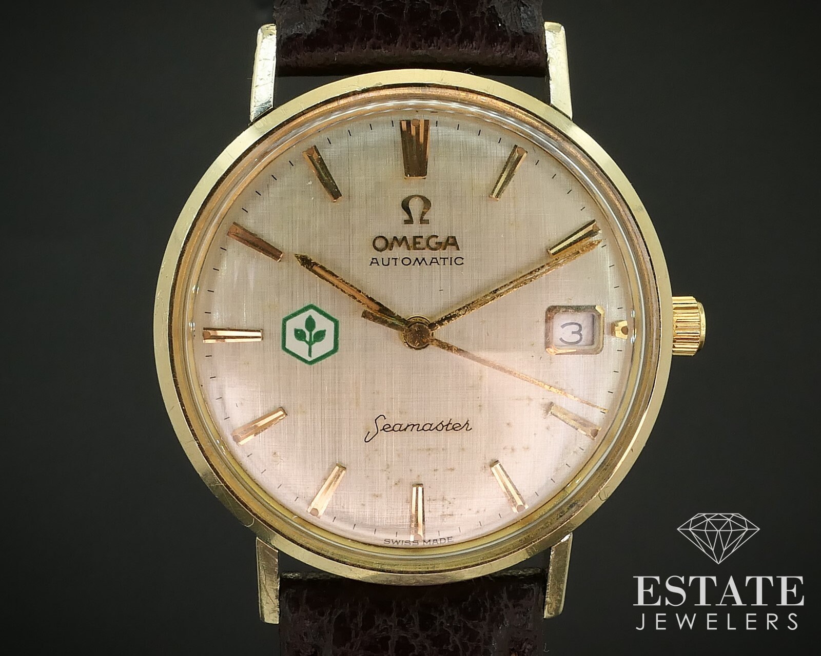 【アンティーク】OMEGA Seamaster Gold 1962 OMEGA SEAMASTER 18K YELLOW GOLD WATCH MINT – NOSTIME