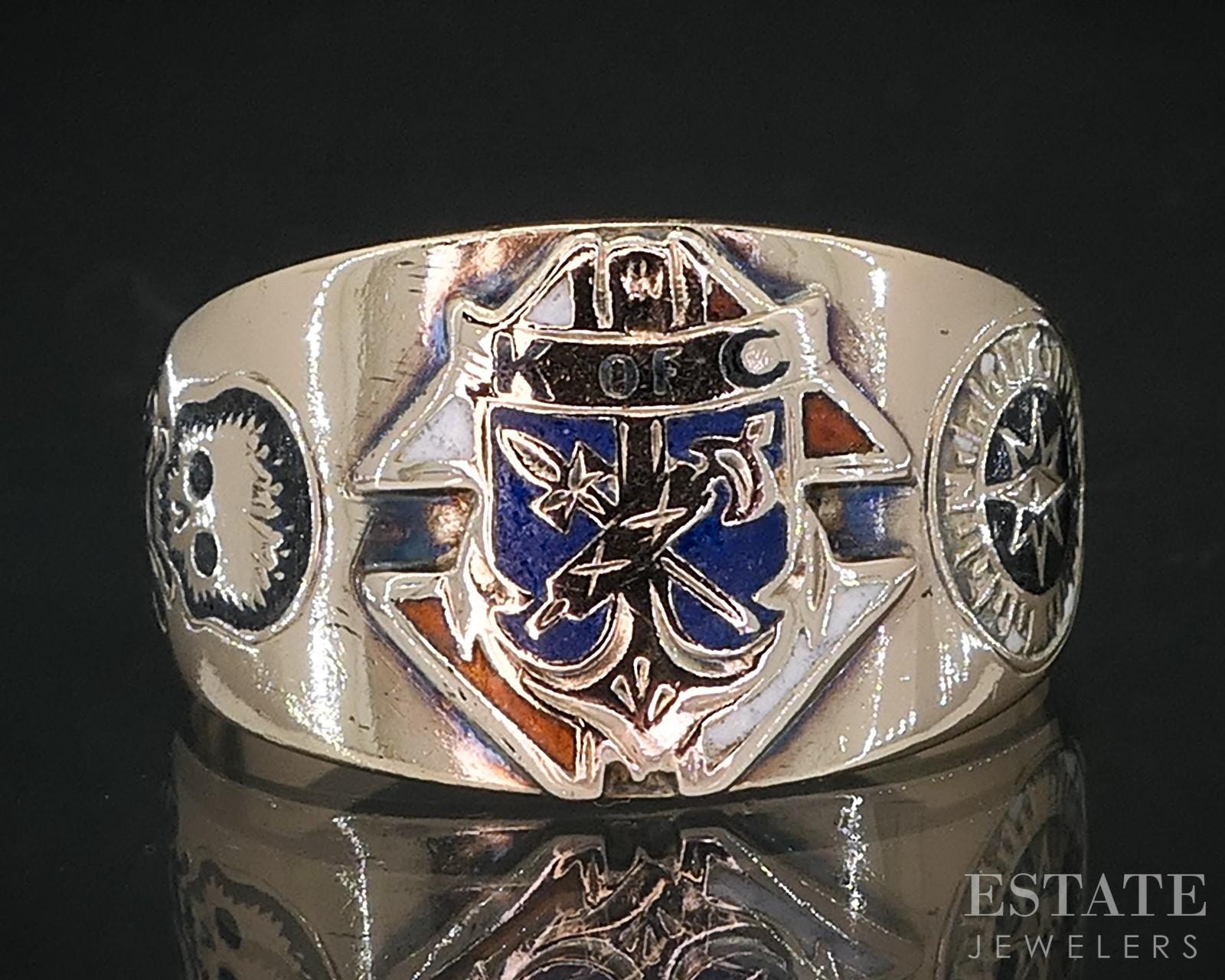10k Gold Knights of Columbus - Etsy 10k Gold Knights of Columbus - Etsy