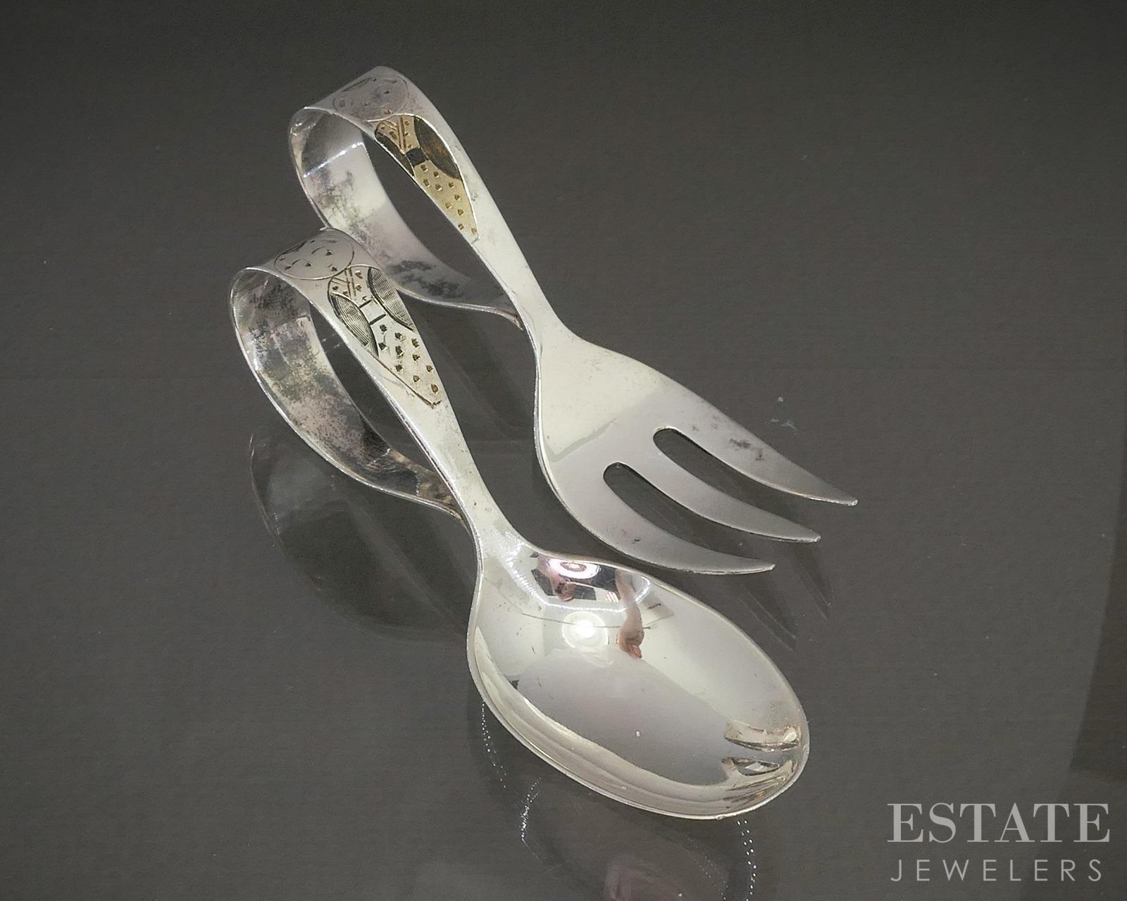 Antique Japanese Sterling Spoons - Etsy