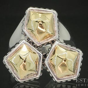 Vintage Lagos Caviar Ring - Etsy