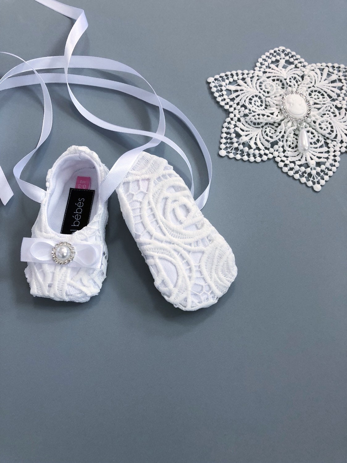 infant baptism shoes