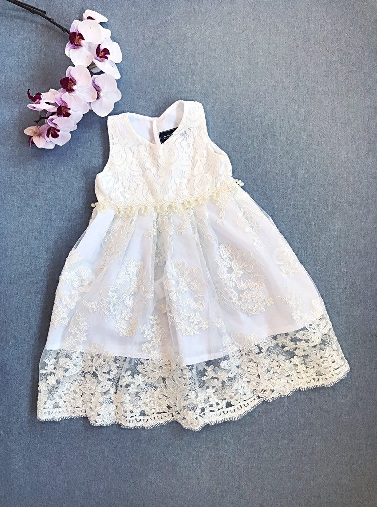 ivory baptism dress