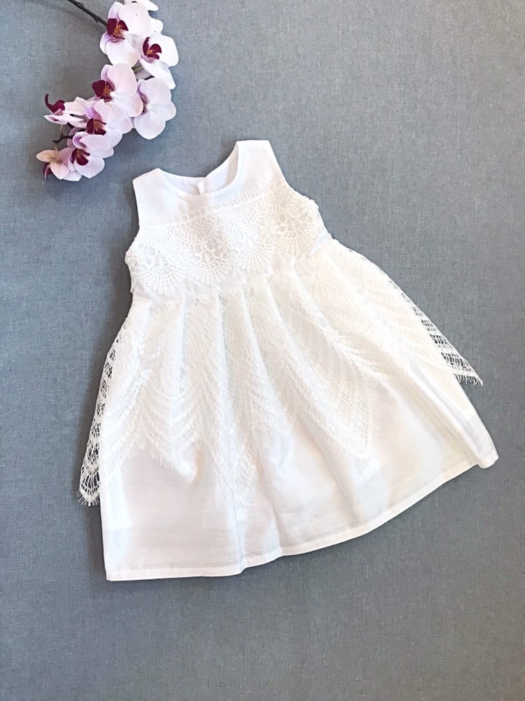 silk christening dresses for baby girl