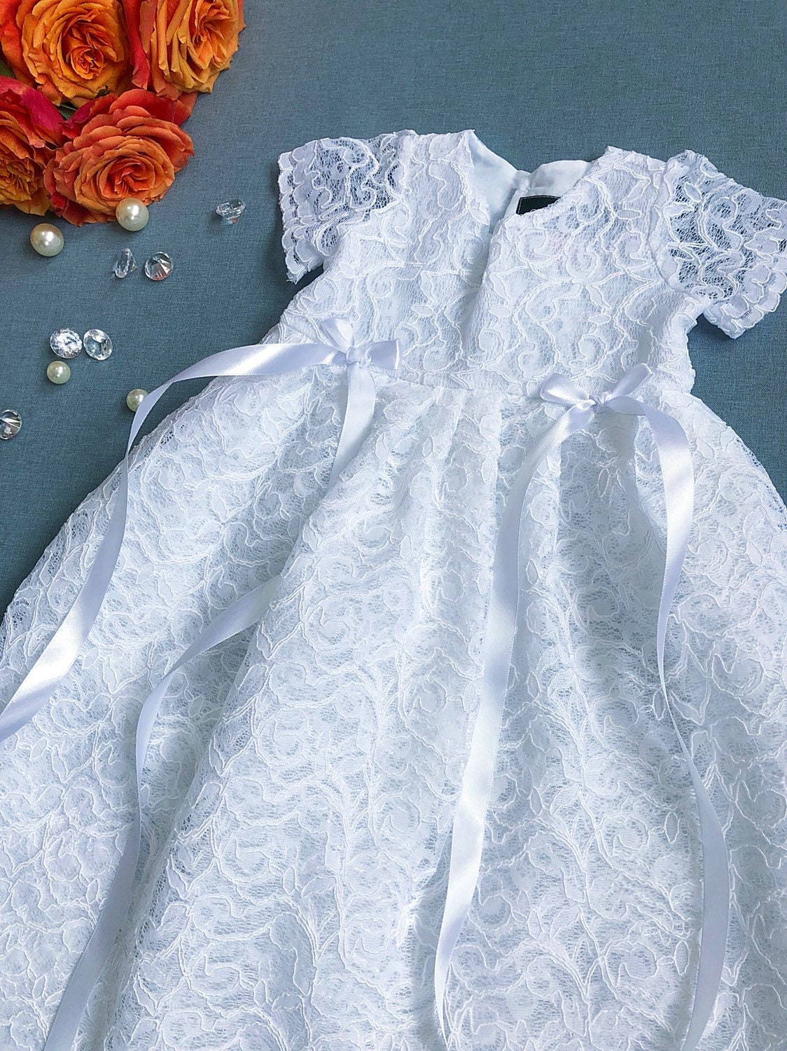 macys christening gown