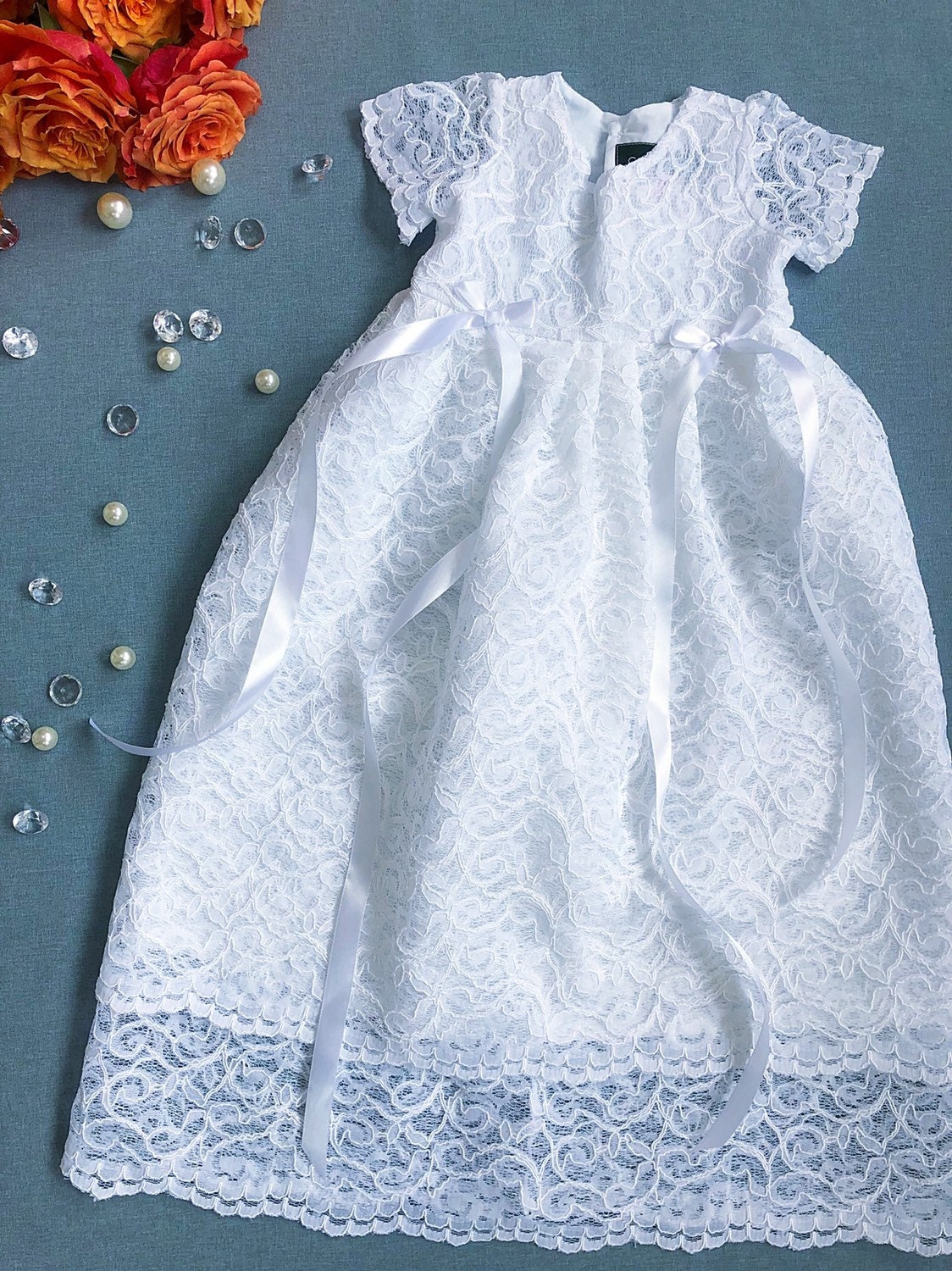 macys christening gown