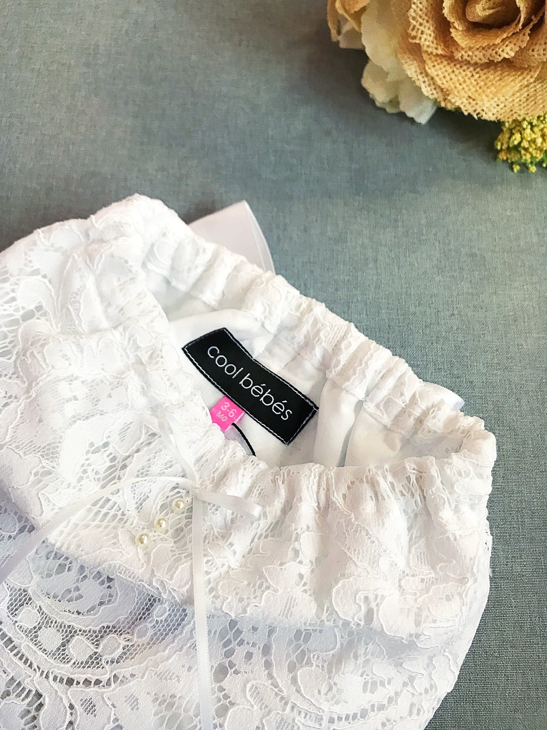 Harmonia Organic Cotton Baby Girl's Diaper Cover White - Etsy