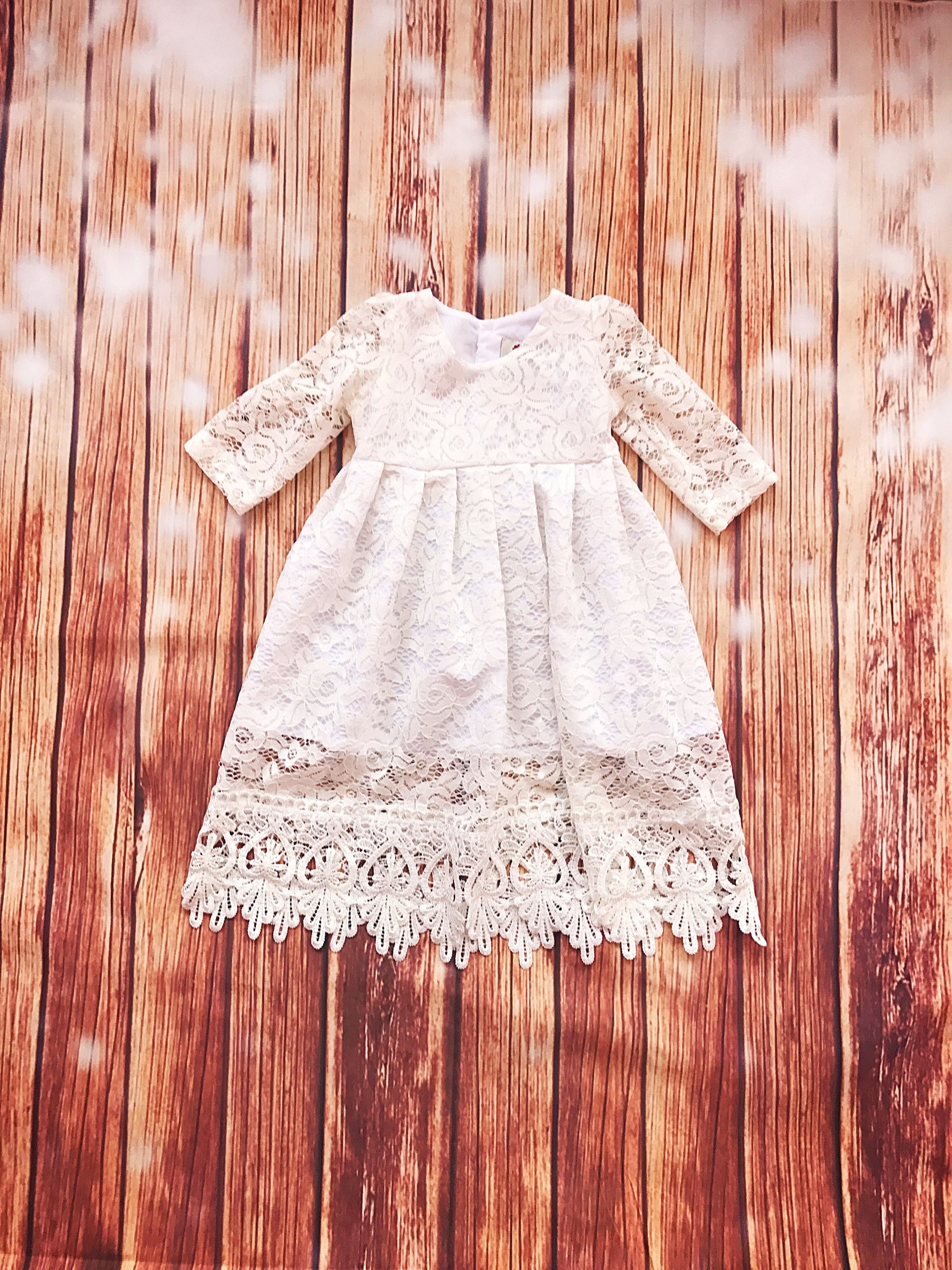 white cotton baptism dresses