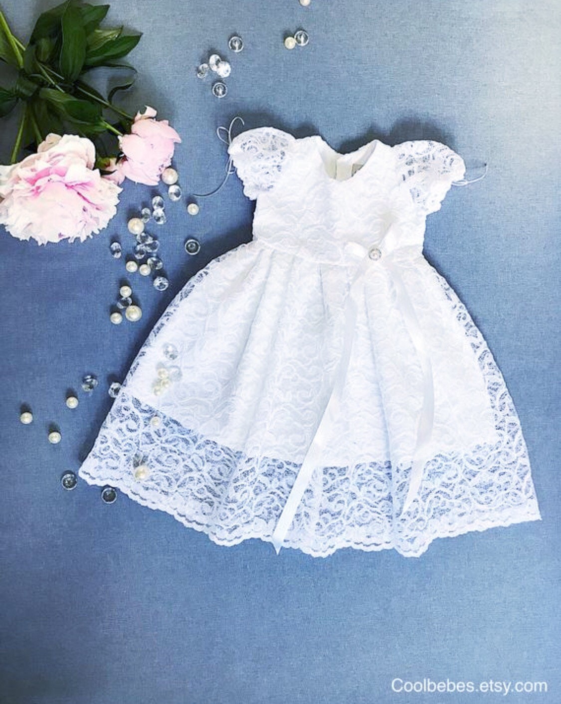 White Baptism Dress for Baby Girl Christening Gown Girl Lace Baptism Outfit  Girl Blessing Dress Baptism Dress - Etsy