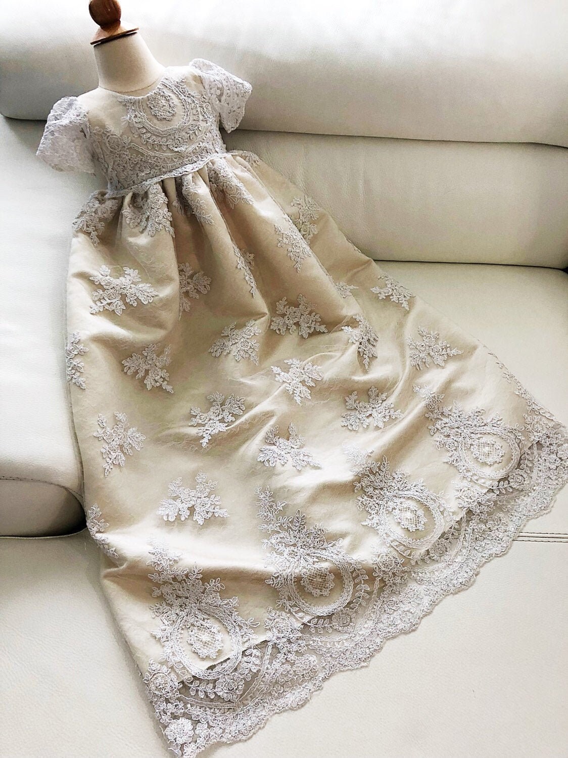 luxury christening gown