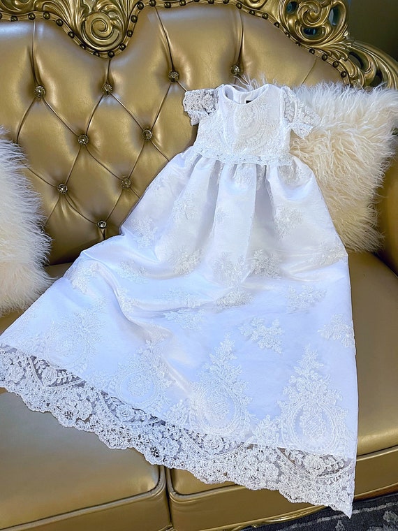 Christening Gown From Wedding Dress - Infinity Keepsakes
