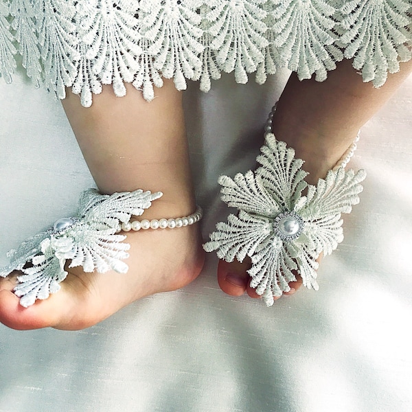 Ivory Baby Sandals Etsy