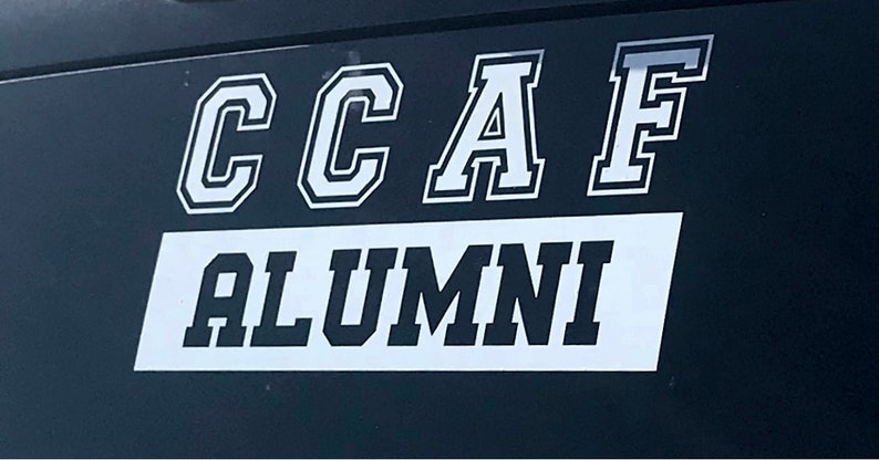 Ccaf Alumni Decal Etsy - image 0