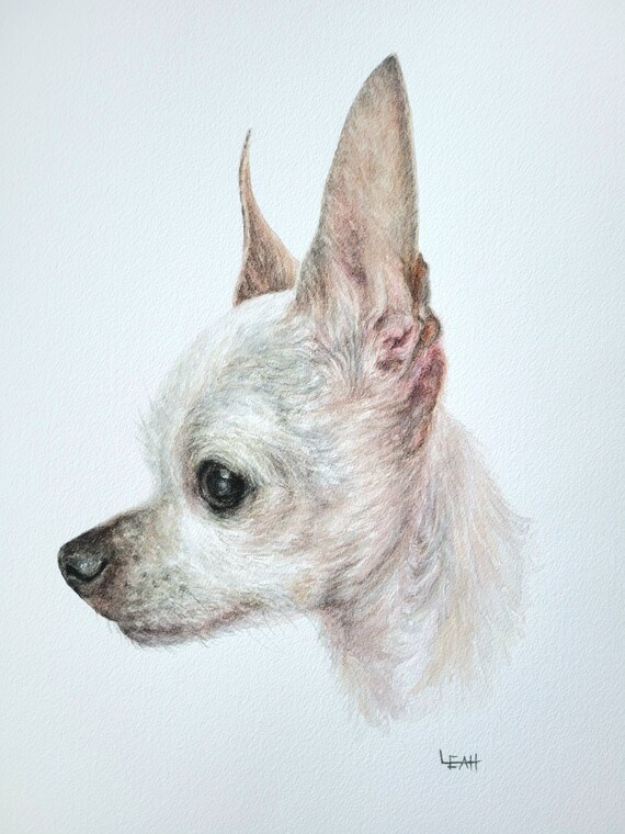 Chihuahua Laptop Sleeve Watercolor (Multiple Sizes) Chihuahua Laptop Sleeve Watercolor (Multiple Sizes)