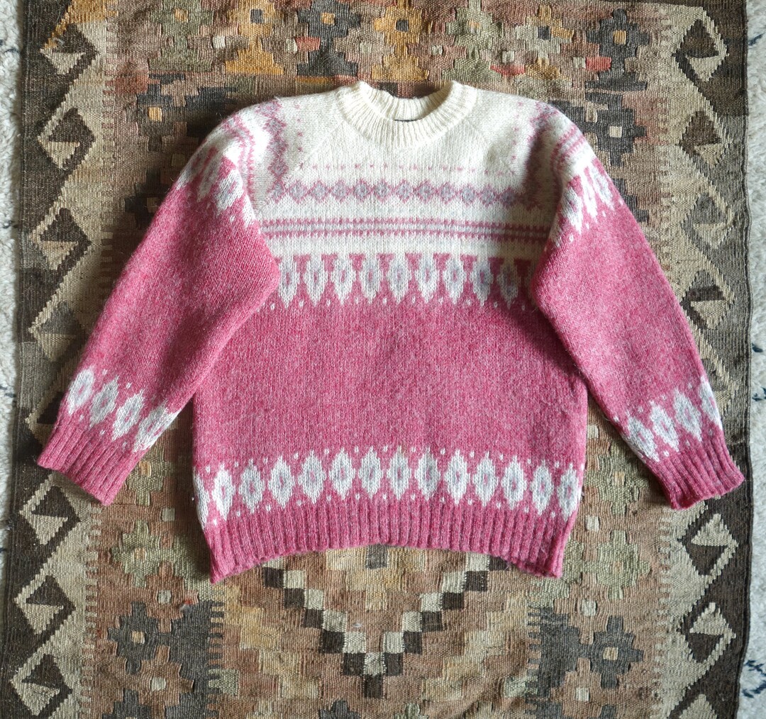 Vintage Nordic Sweater / 1980s Norwegian Sweater / Icelandic Etsy UK