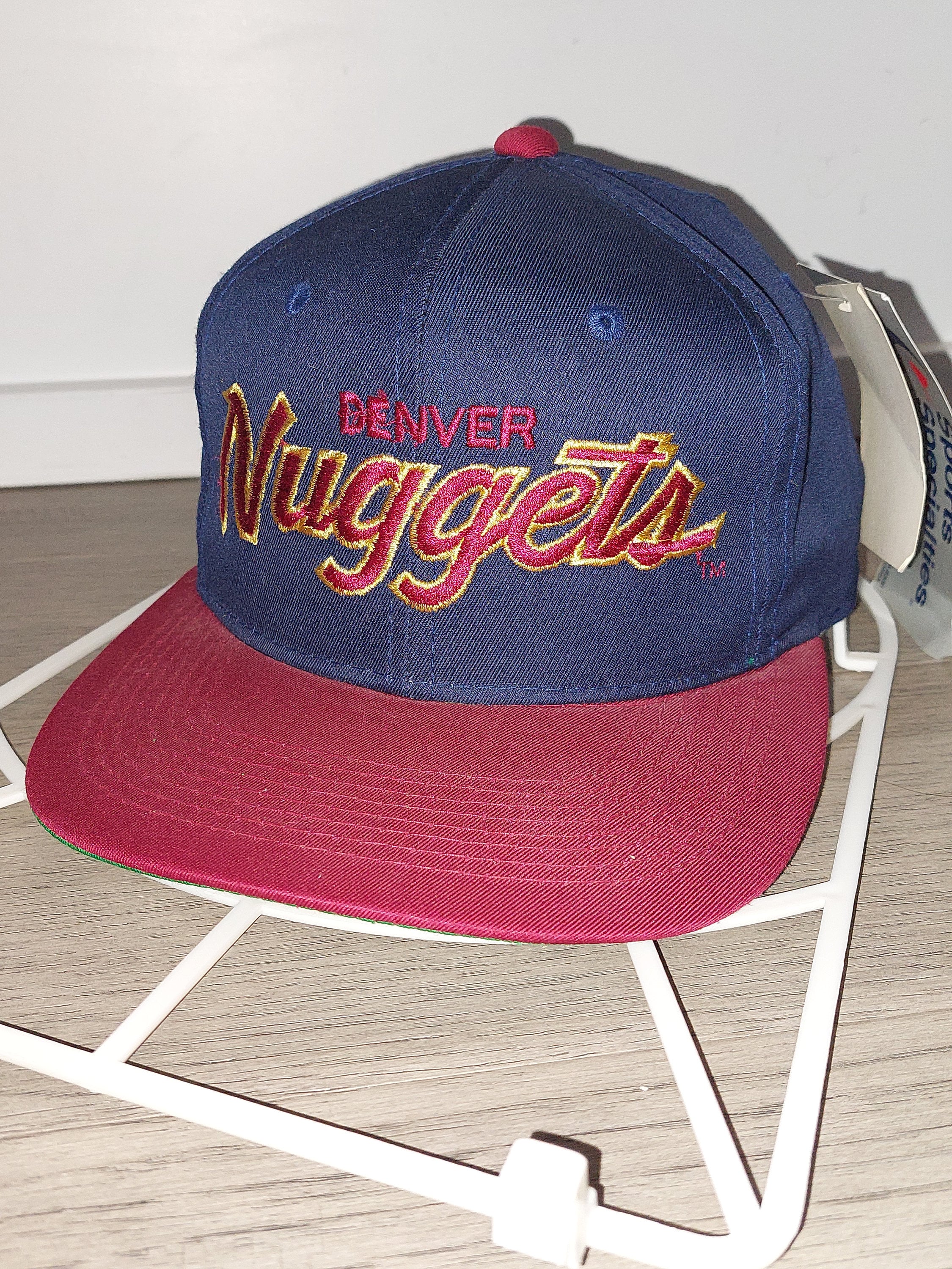 Vintage NBA Denver Nuggets Sports Specialties Double Script Basketball ...