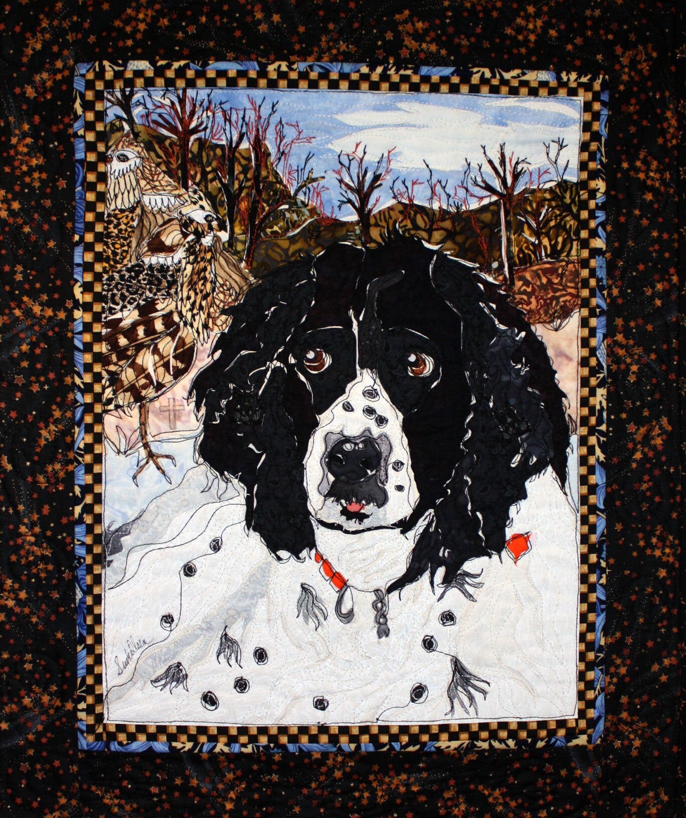 English Springer Spaniel Dog Gone Quilts dog quilt dog gift | Etsy