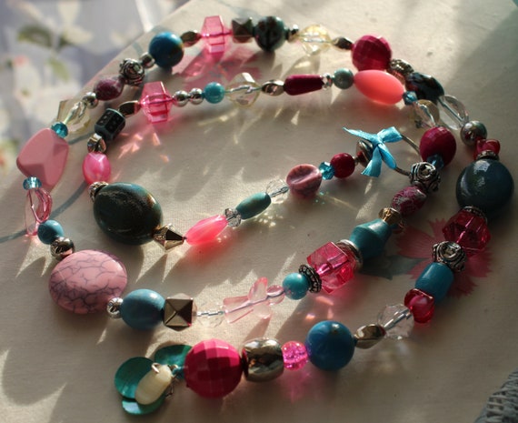 Garland Wall Hanging Window Hanging Door Hanging Ornament Beaded Red White Blue Glass Wood Acrylic Beads Home Decor Ornaments Accents Vadel Com