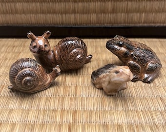 Vintage 1980s Otagiri Japan Hand Crafted Ceramic Geese Unisex