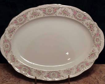 Style House Fine China. Style House Pompadour Large Serving Platter