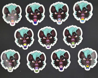Pride Tongue Vinyl Sticker