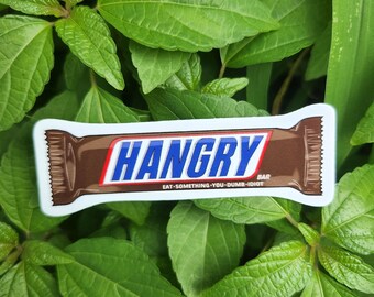 Hangry Vinyl Sticker