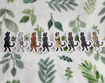 Cat Distribution System - Mystery Shopping Cat Vinyl Sticker