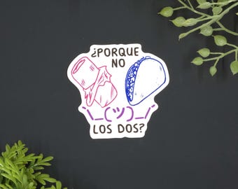 Porque No Los Dos Vinyl Sticker